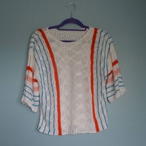 Knit Sweater with Stripes